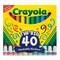 Crayola Ultra-Clean Washable Marker Set - Broad Tip, Set of 40